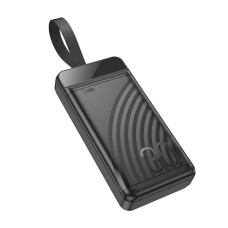 Батарея універсальна HOCO 30000mAh Element PD/20W, QC/22.5W, LED Lamp, Black (J123B / 714735)