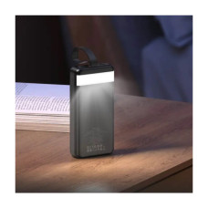 Батарея універсальна HOCO 30000mAh Element PD/20W, QC/22.5W, LED Lamp, Black (J123B / 714735)