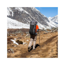 Рюкзак туристичний Naturehike Rock NH19BP095 60+5 л графіт в клітинку (6927595761649)