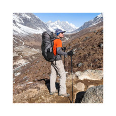 Рюкзак туристичний Naturehike Rock NH19BP095 60+5 л графіт в клітинку (6927595761649)