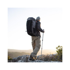 Рюкзак туристичний Naturehike Rock NH19BP095 60+5 л графіт в клітинку (6927595761649)