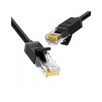 Патч-корд 3м, U/UTP Cat 6 CCA Lan Cable NW102 Black Ugreen (20161)