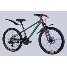 Велосипед Discovery 24" QUBE DD CS рама-11,5" AL 2025 сірий (OPS-DIS-24-336)