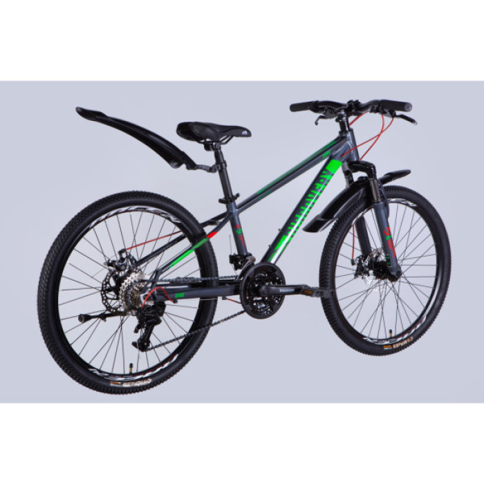 Велосипед Discovery 24" QUBE DD CS рама-11,5" AL 2025 сірий (OPS-DIS-24-336)