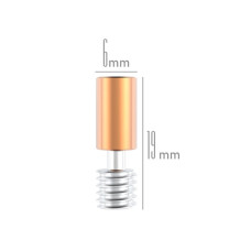 Запчастина для 3D-принтера Creality Ender-3 S1+, Throat Tube, Copper+Titanium (4004050019)