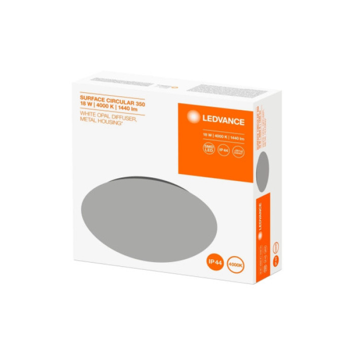 Світильник LEDVANCE SF Circular LED 350 18W/4000K 230V IP44 (4058075080034)