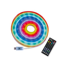 Світлодіодна стрічка ELM LS-10C Neon 8W/5V30 Led/RGB IP65 5м (19-0018)