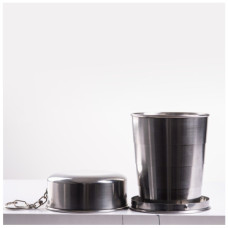 Стакан туристичний Line Art Nebraska 240 мл сріблястий (110053421LA-77)