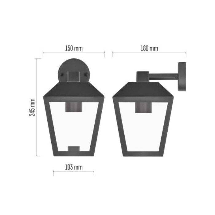 Світильник EMOS E27 15 Вт IP44 (ZGB020P)