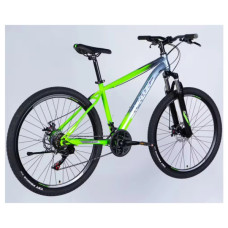 Велосипед Space 27.5" MARS DD FR рама-17" ST 2026 зелено-сріблястий (OPS-SP-27.5-068)