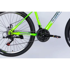 Велосипед Space 27.5" MARS DD FR рама-17" ST 2026 зелено-сріблястий (OPS-SP-27.5-068)