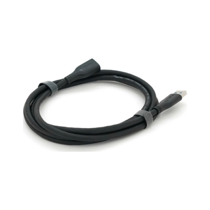Дата кабель USB 3.0 AM/AF 1.5m black VEGGIEG (YT-3.0AM\AF-1.5BL)