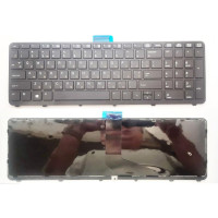 Клавіатура ноутбука HP ZBook 15 G1/G2, 17 G1/G2 черн з черн рамкаUA/RU (A46163)