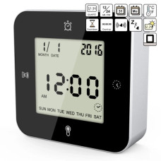 Настільний годинник Technoline WT344 Black/Silver (DAS301304)