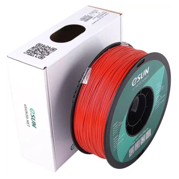 Пластик для 3D-принтера eSUN ABS+, 1кг, 1.75мм, RED (ABS+P175R1)