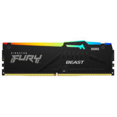 Модуль пам'яті для комп'ютера DDR5 64GB (2x32GB) 5200 MHz Beast RGB EXPO Black Kingston Fury (ex.HyperX) (KF552C40BB2AK2-64)