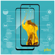 Скло захисне Piko Full Glue Moto G54 Black (1283126582448)