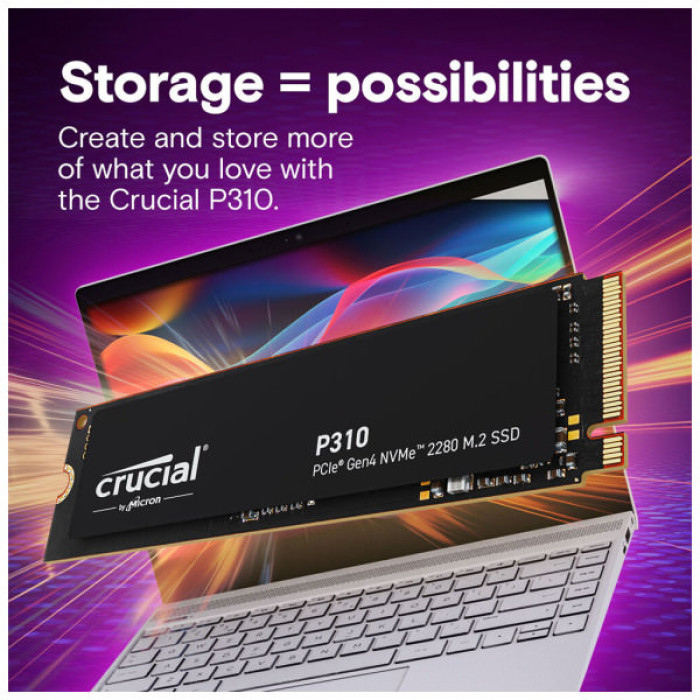 Накопичувач SSD M.2 2280 2TB P310 Micron (CT2000P310SSD8)