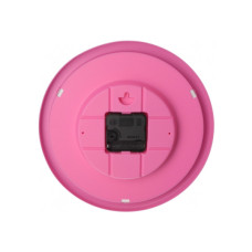 Настінний годинник Optima Donut пластиковий, рожевий (O52103)