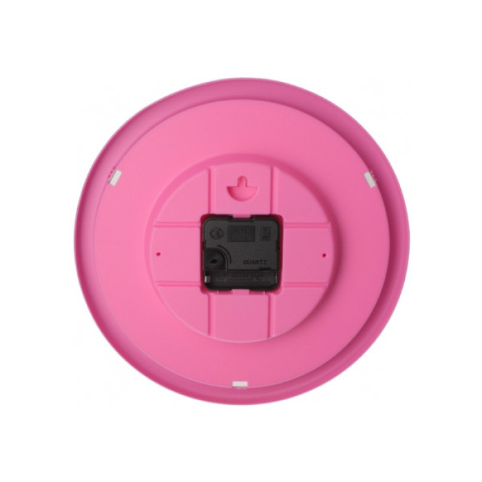 Настінний годинник Optima Donut пластиковий, рожевий (O52103)