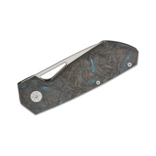 Ніж Maserin W2, M390, fat carbon, синій (371/B)