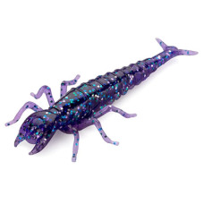 Силікон рибальський FishUP Diving Bug 2" 060 - Dark Violet/Peacock&Silver (8шт/уп) (1864.04.64)