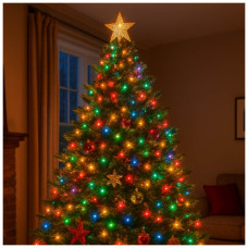 Гірлянда ColorWay LED 200 20 м (8 режимів) різнокольорова (прозорий кабель) USB (CW-G-200L20UTMC)