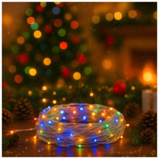 Гірлянда ColorWay LED 200 20 м (8 режимів) різнокольорова (прозорий кабель) USB (CW-G-200L20UTMC)