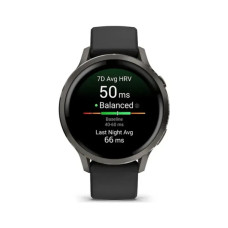 Смарт-годинник Garmin Venu 4 (41mm), Black w/ Slate + Black, GPS смарт-годинник (010-03013-02)