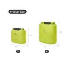 Гермомішок Naturehike CNK2550XB012, 4 л, жовтий (6977465868329)