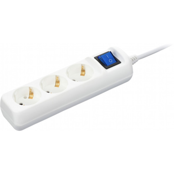Мережевий подовжувач 2E 3xSchuko, 1.5м (2E-U03ESM1.5)