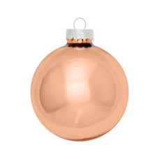 Ялинкова іграшка House Of Seasons Скляні кульки 26 шт D7 см D6 см D5 см Рожеві (8718861800548)