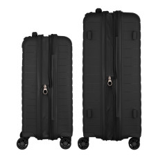Набір валіз 2E Aero (M+S), чорні (2E-SPP-AERO-SET2-BK)
