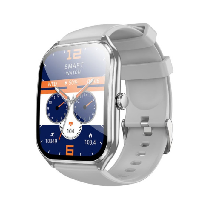 Смарт-годинник HOCO Y28 AMOLED Smart sports watch (call version) Silver (6942007648486)