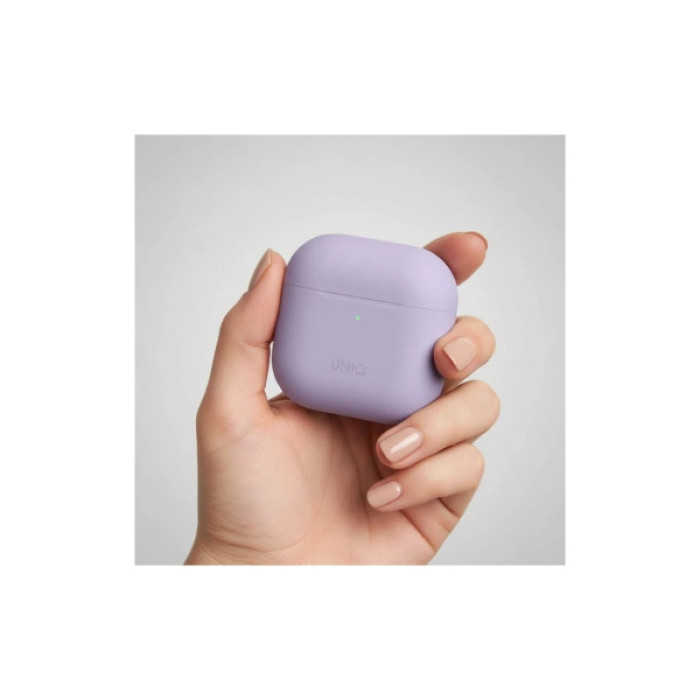 Чохол для навушників Uniq Lino AirPods Pro 2 gen Silicone Lilac lavender (8886463683569)