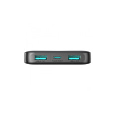 Батарея універсальна JOYROOM 10000mAh 12W 2*USB-A, USB-C In/Out, Black (JR-PBF12 / 6956116713256)