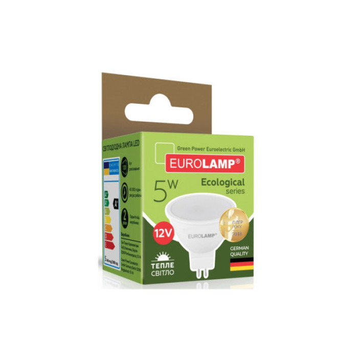 Лампочка Eurolamp LED SMD MR16 5W GU5.3 3000K 12V (LED-SMD-05533(12)(P))