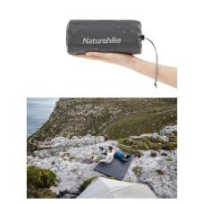 Туристичний килимок Naturehike надлегкий 183 х 64 см CNH22DZ018 чорний (6975641888567)