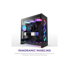 Корпус NZXT H9 Flow RGB Dual-Chamber All Black (CM-H92FB-R1)