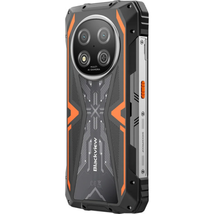 Мобільний телефон Blackview ROCK 8/256GB Orange (6931548325512)