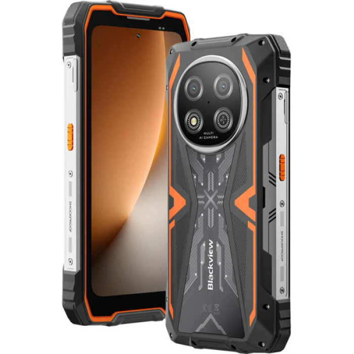Мобільний телефон Blackview ROCK 8/256GB Orange (6931548325512)