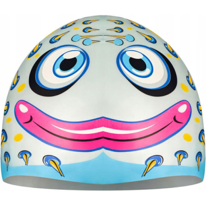 Шапка для плавання Aqua Speed Zoo 115-02-Fish 8691 сірий Діт OSFM (5908217686916)