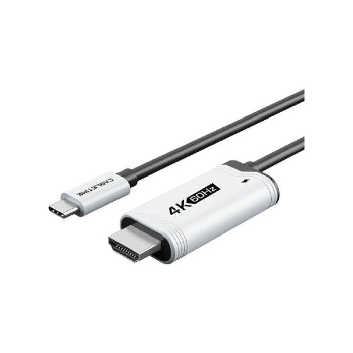 Кабель мультимедійний USB-C to HDMI M 2.0m PD100W 4K60Hz Cabletime (CA915798)
